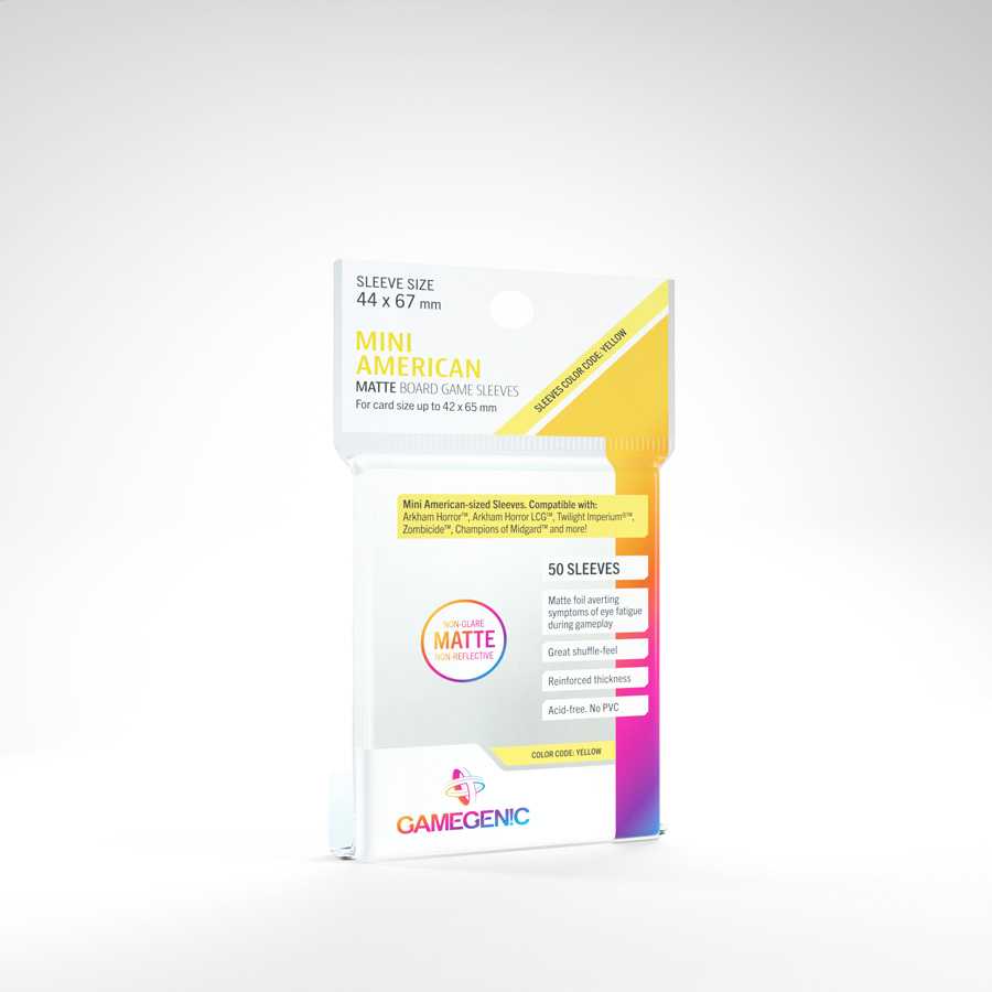 Card Sleeves "Mini American" Matte 44x67mm (50) (GameGenic)