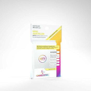 Card Sleeves "Mini American" Matte 44x67mm (50) (GameGenic)