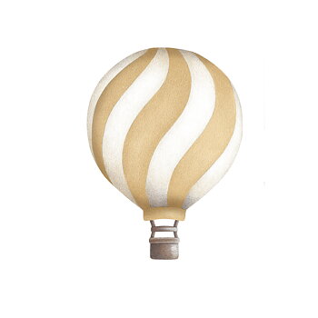 Guldig Vågig Vintage Luftballong