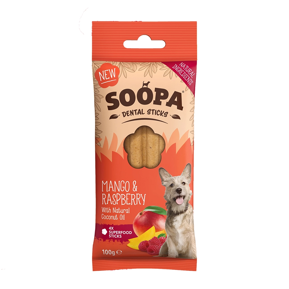 Soopa dental sticks - vegetariska tuggpinnar - 10