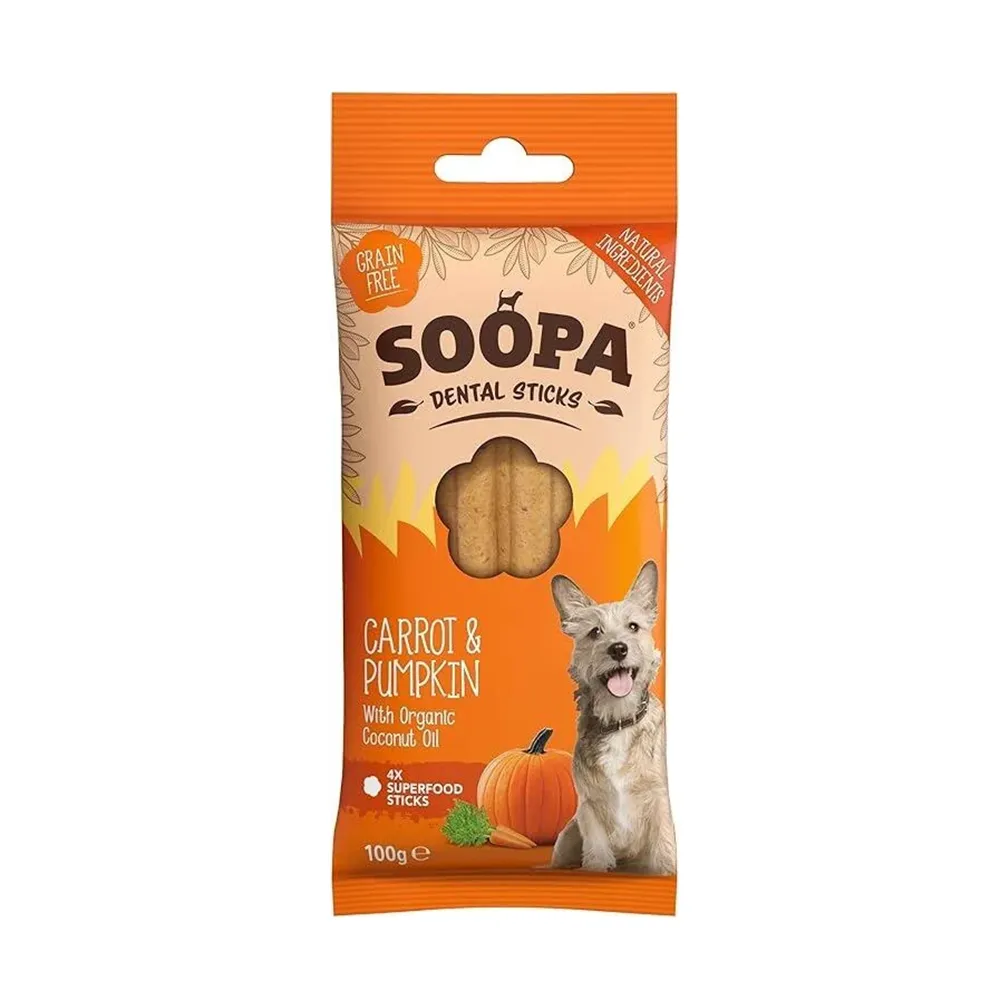 Soopa dental sticks - vegetariska tuggpinnar - 6