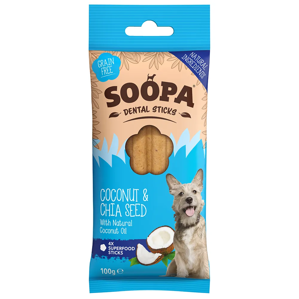 Soopa dental sticks - vegetariska tuggpinnar - 8