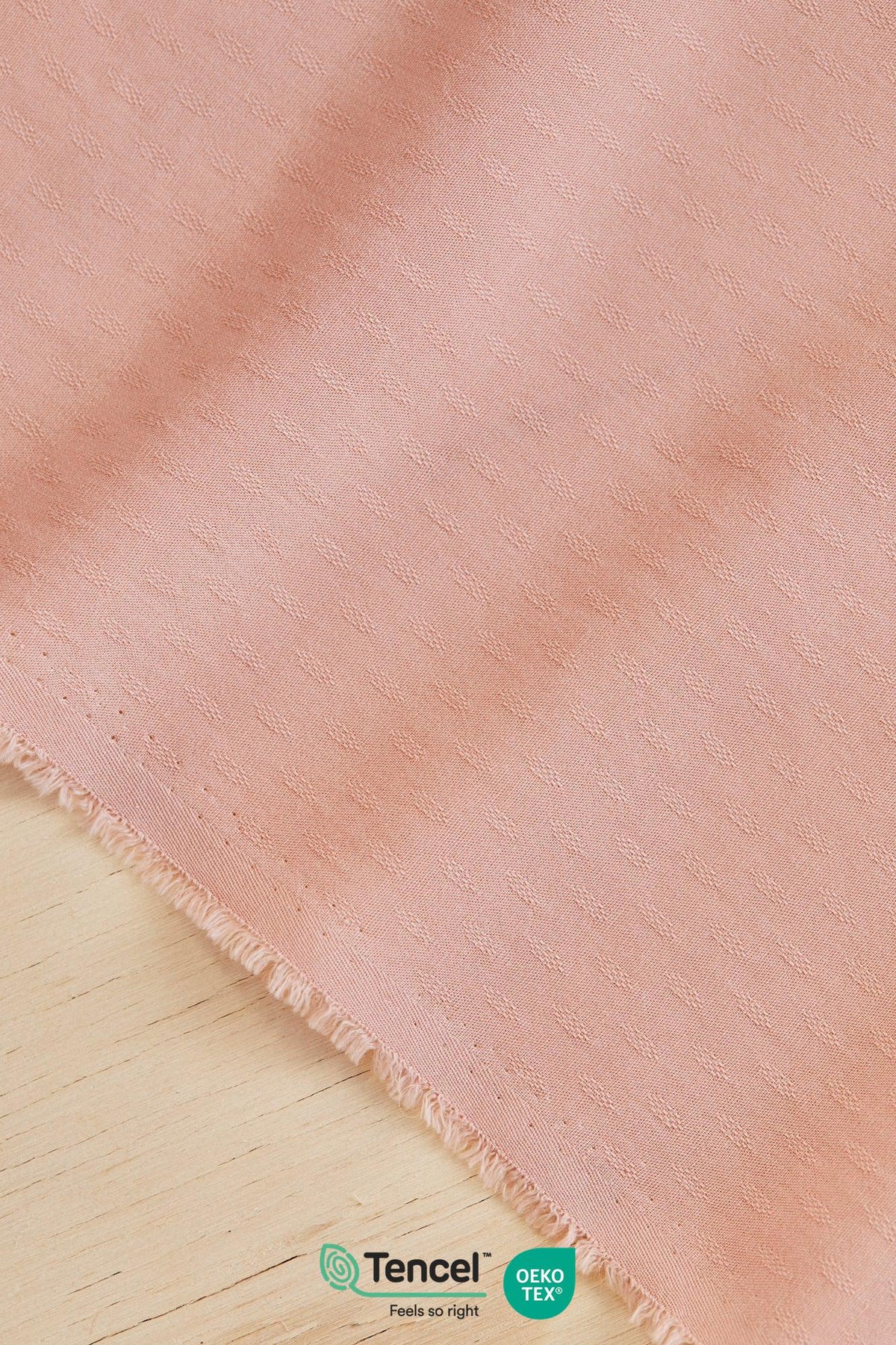 DIAMOND JACQUARD TENCEL ™ - OLD PINK