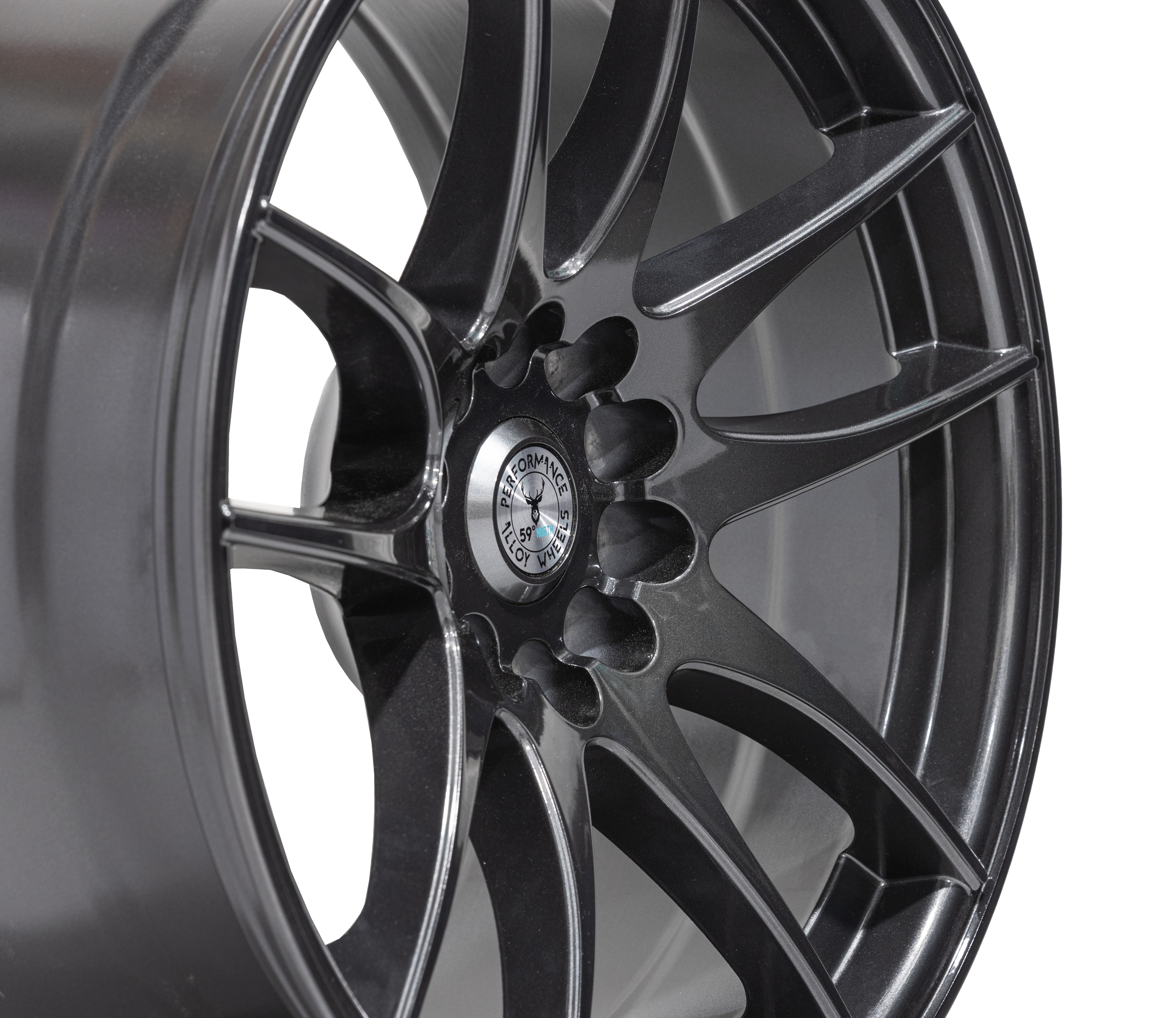 59°North Wheels D-001 9,5x18" ET30 5x114/5x120 Gunmetal - 4