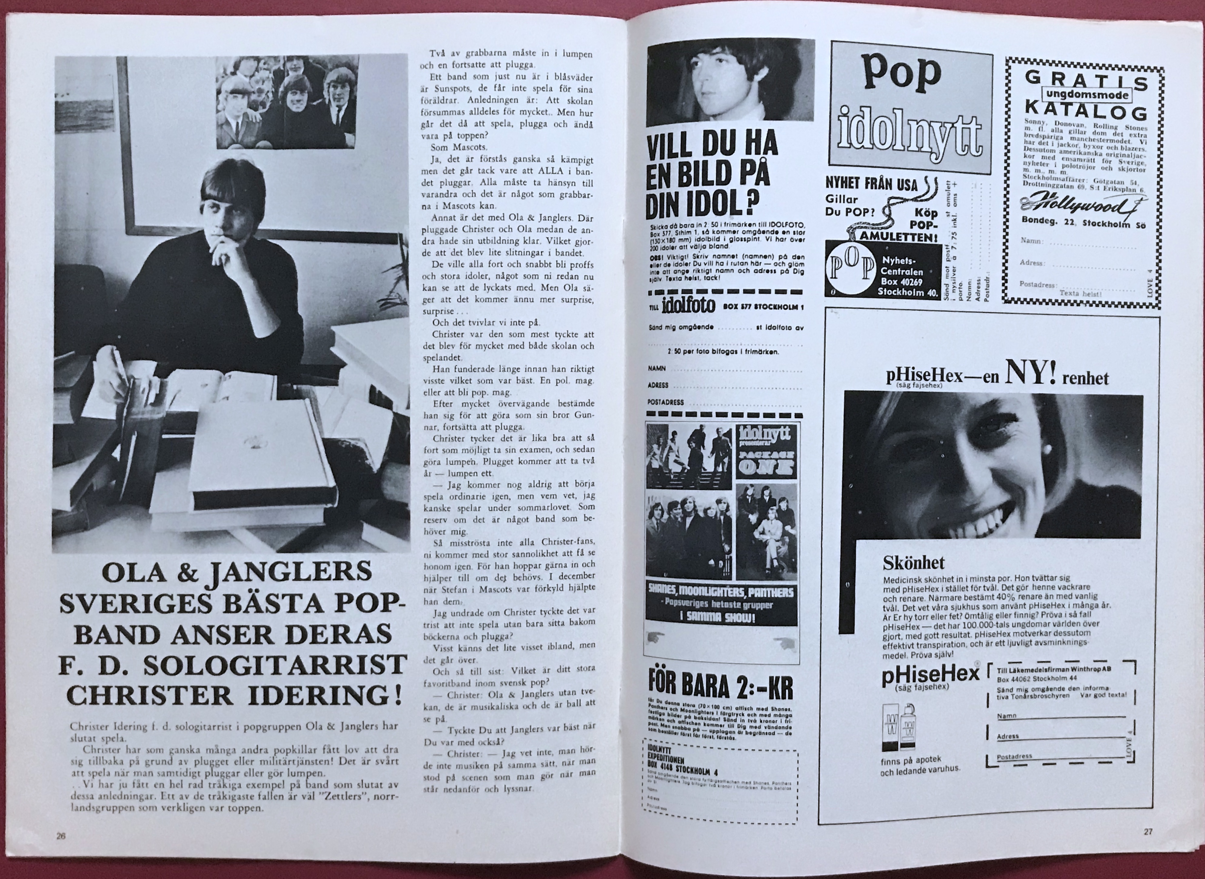 LOVE med Min Melodi - Nr 4 1966 LEE KINGS / Lasse omslag - 8