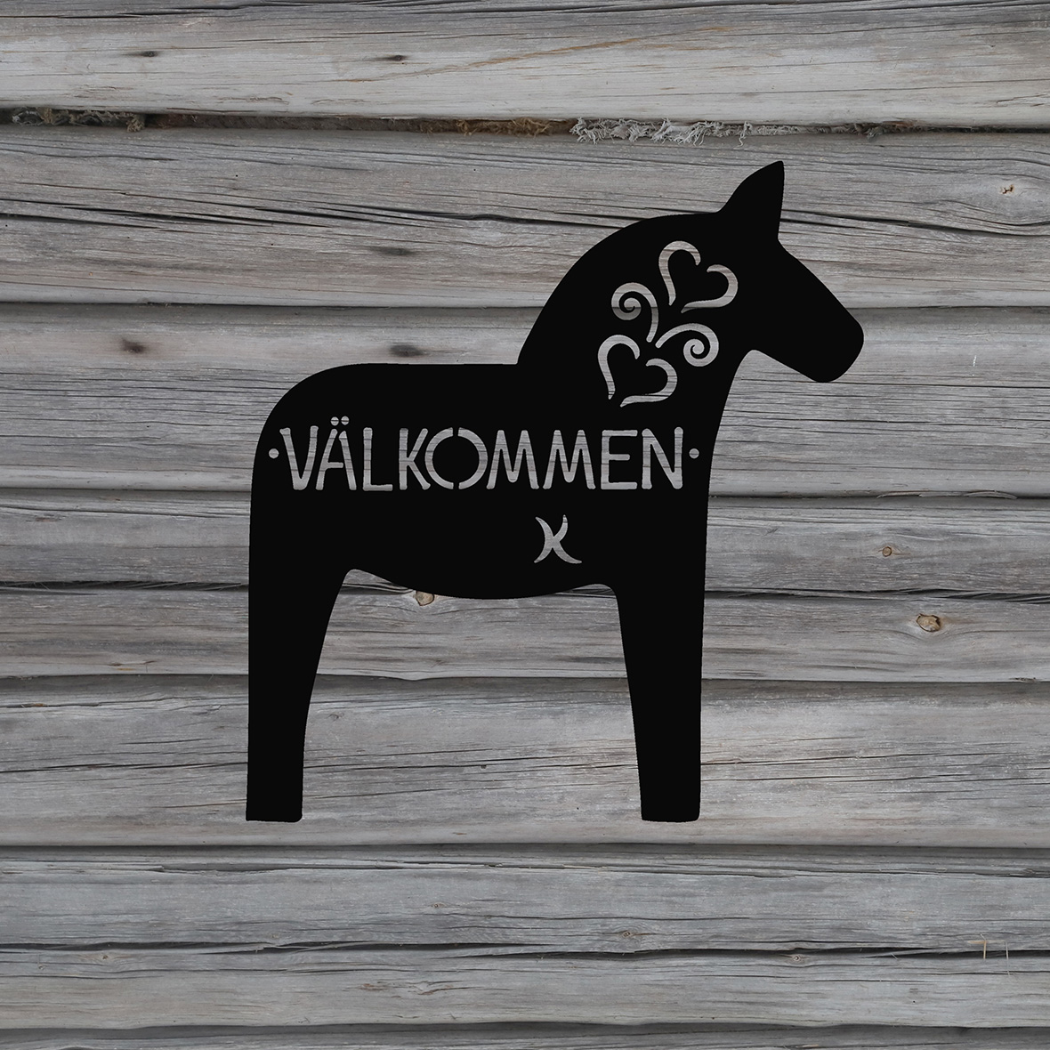 DALAHÄST VÄLKOMMEN höger vägg - 3