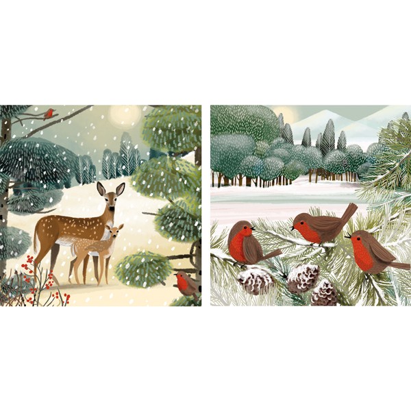 Deer and Robins, Card Wallet