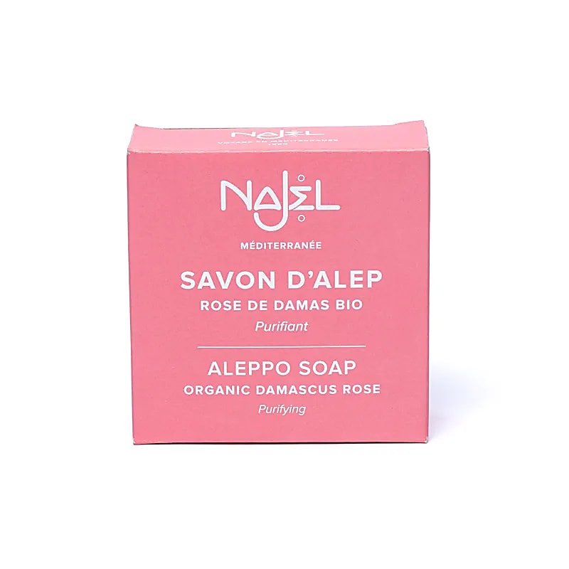 Aleppotvål med Damascus Rose - 100gr  - Ekologisk