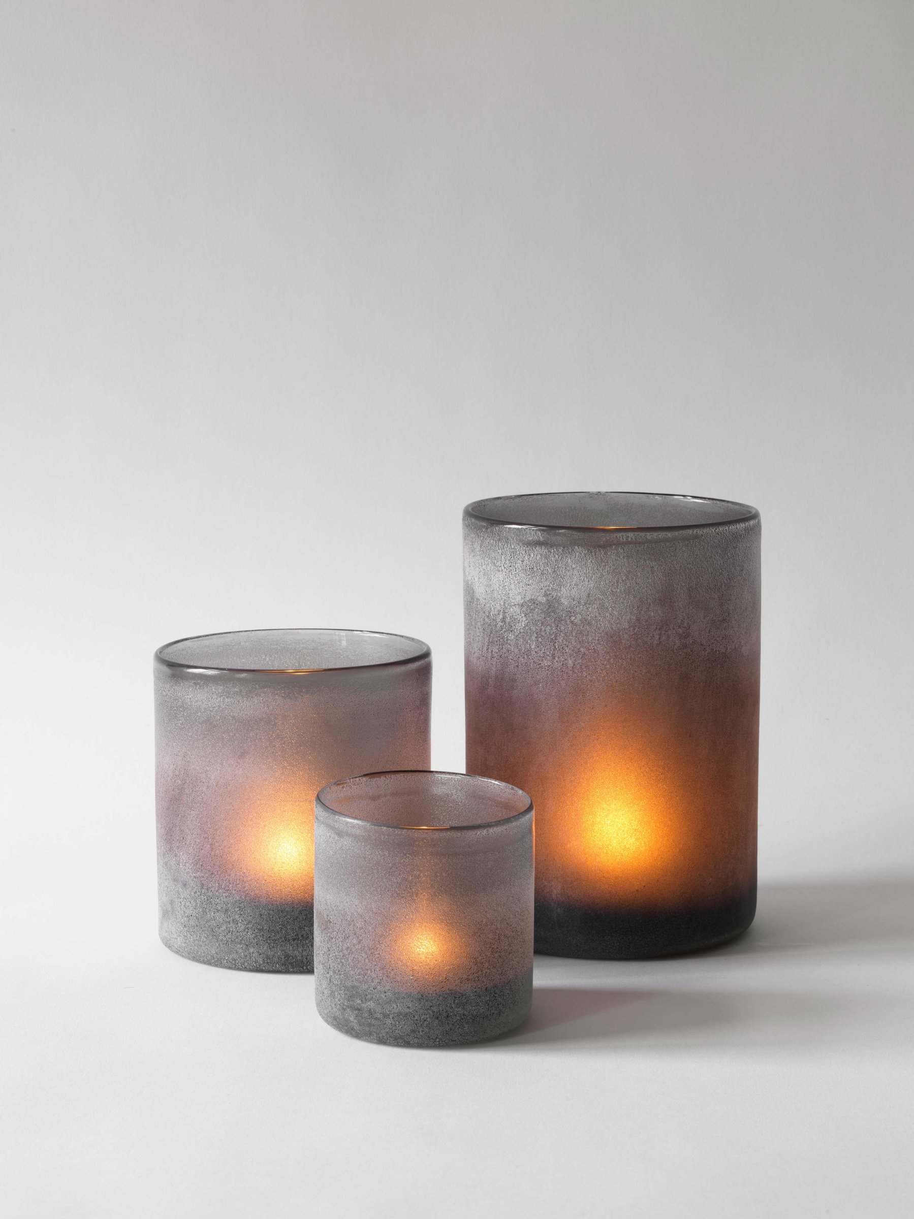 Lantern - Candlestick - Frost - Grey - Large - 2
