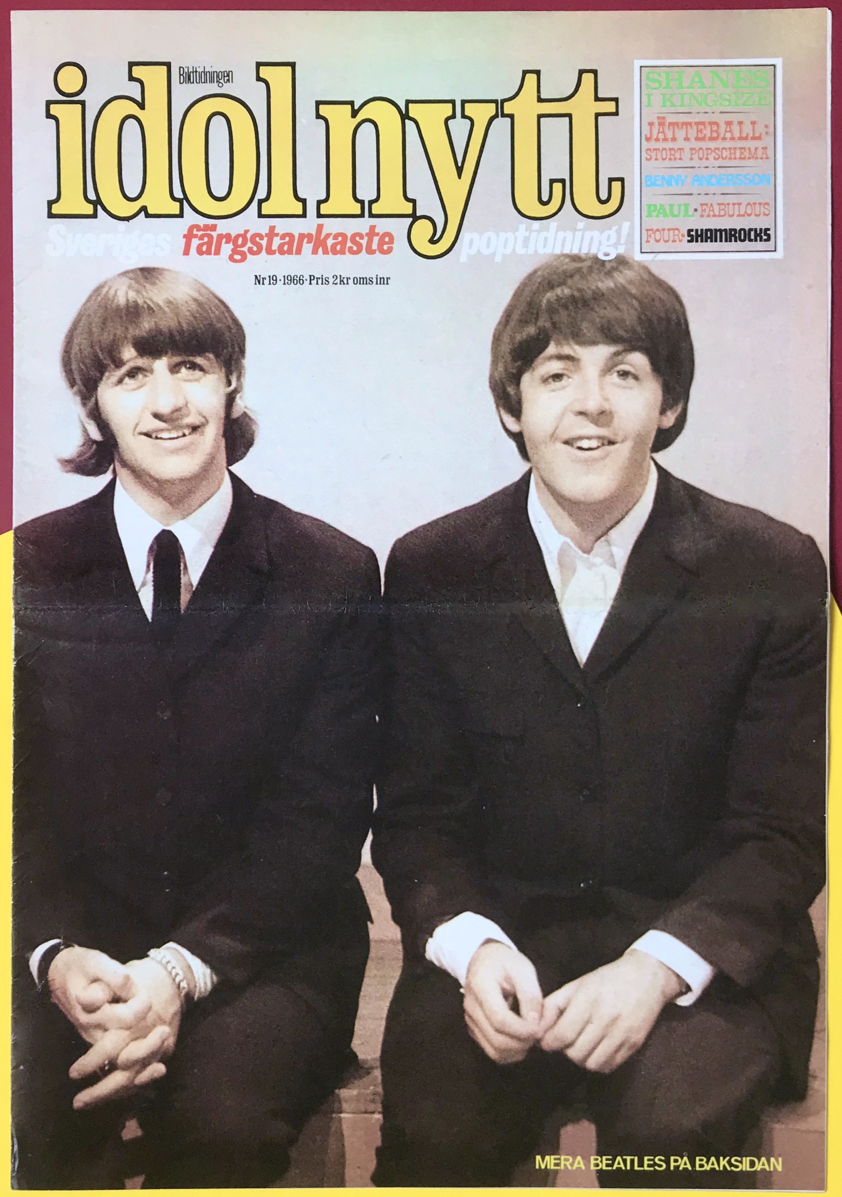 IDOLNYTT - Nr 19 1966 BEATLES omslag