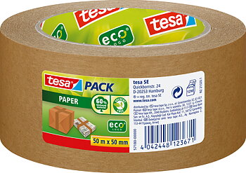 Packtejp eco 50mx50mm papper