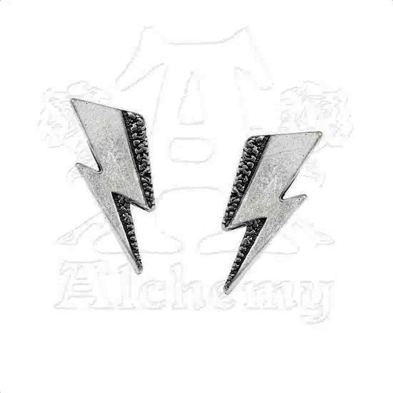 David Bowie earrings in English pewter