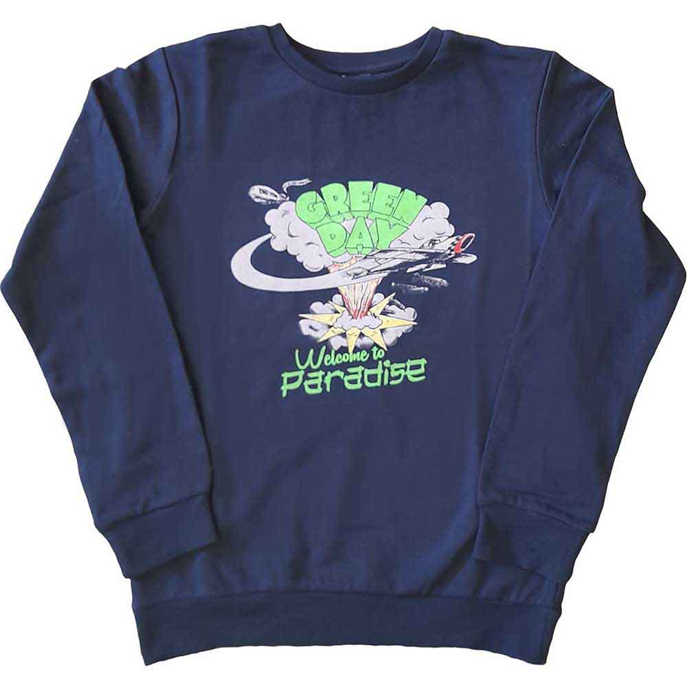 Green Day Kids Sweatshirt: Welcome to Paradise (7 - 8 Years)