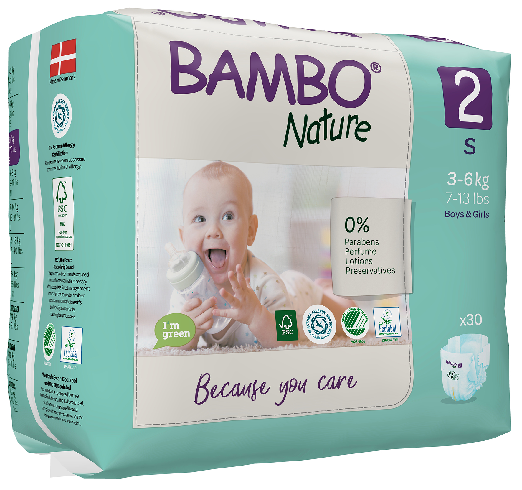 Blöjor Bambo Nature, 3-6 kg, 3