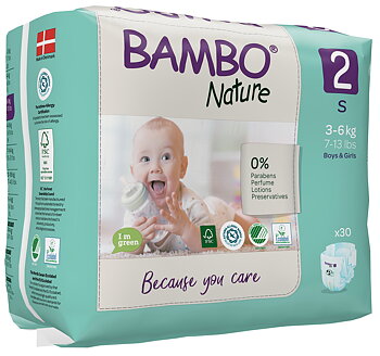 Blöjor Bambo Nature, 3-6 kg, 3