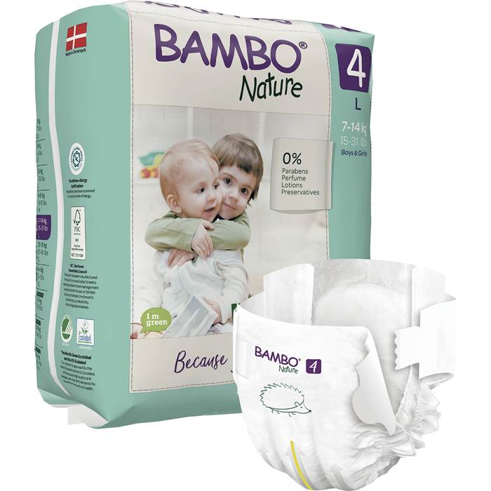 Blöjor Bambo Nature, 7-14 kg, - 3
