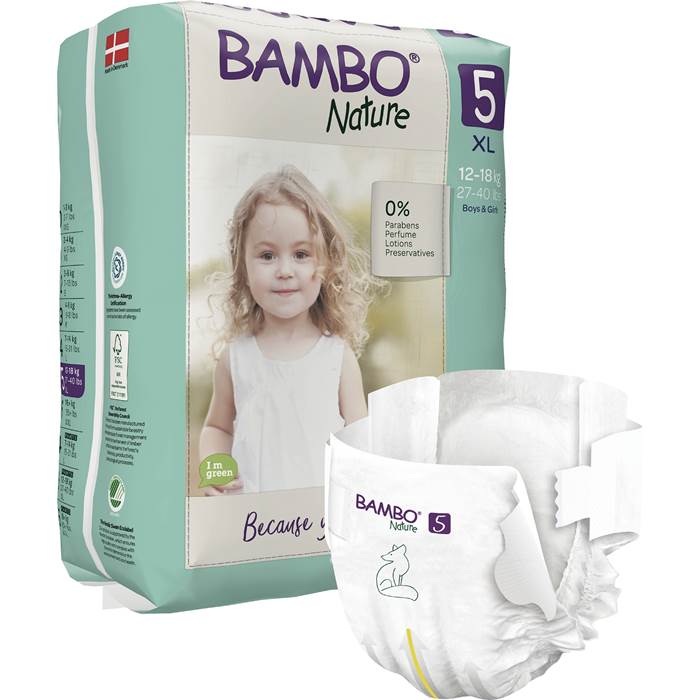 Blöjor Bambo Nature, 12-18 kg, - 3