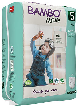 Blöjor Bambo Nature Pants,12-1