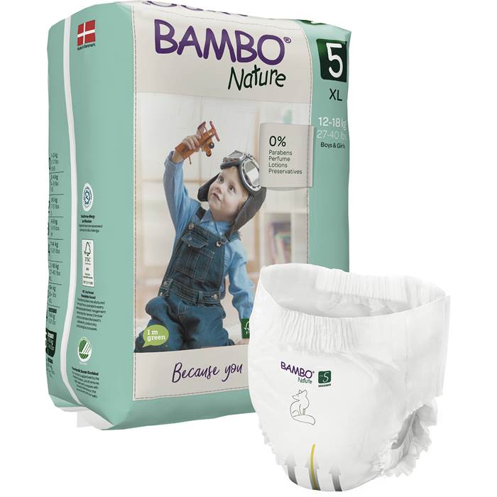 Blöjor Bambo Nature Pants,12-1 - 2