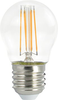 LED E27 Klot 4,5W dimbar Klar