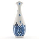 青い装飾がされた花瓶 Vase  アラビア社 1960年代  24cm