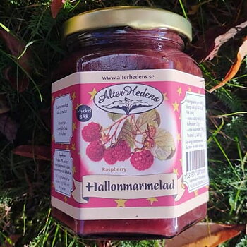 Hallonmarmelad 70%, 320g, 12st/kart