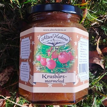 Krusbärsmarmelad, 320g, 12 st/kart