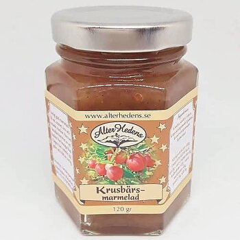 Krusbärsmarmelad, 120g, 15st/kart