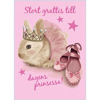 Grattis kort, Grattis på Födelsedan, Katt- Spader