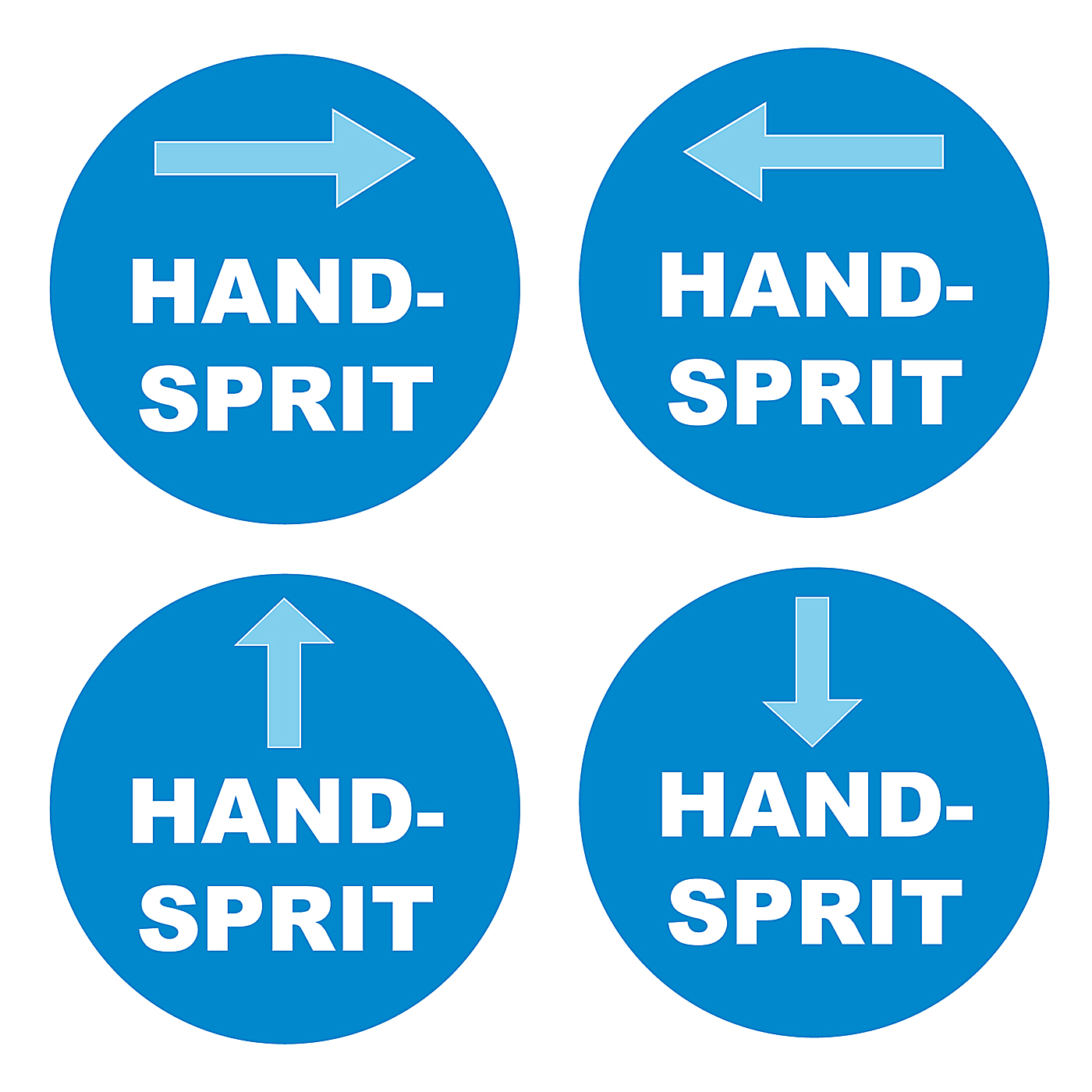 Golvdekaler Handsprit 