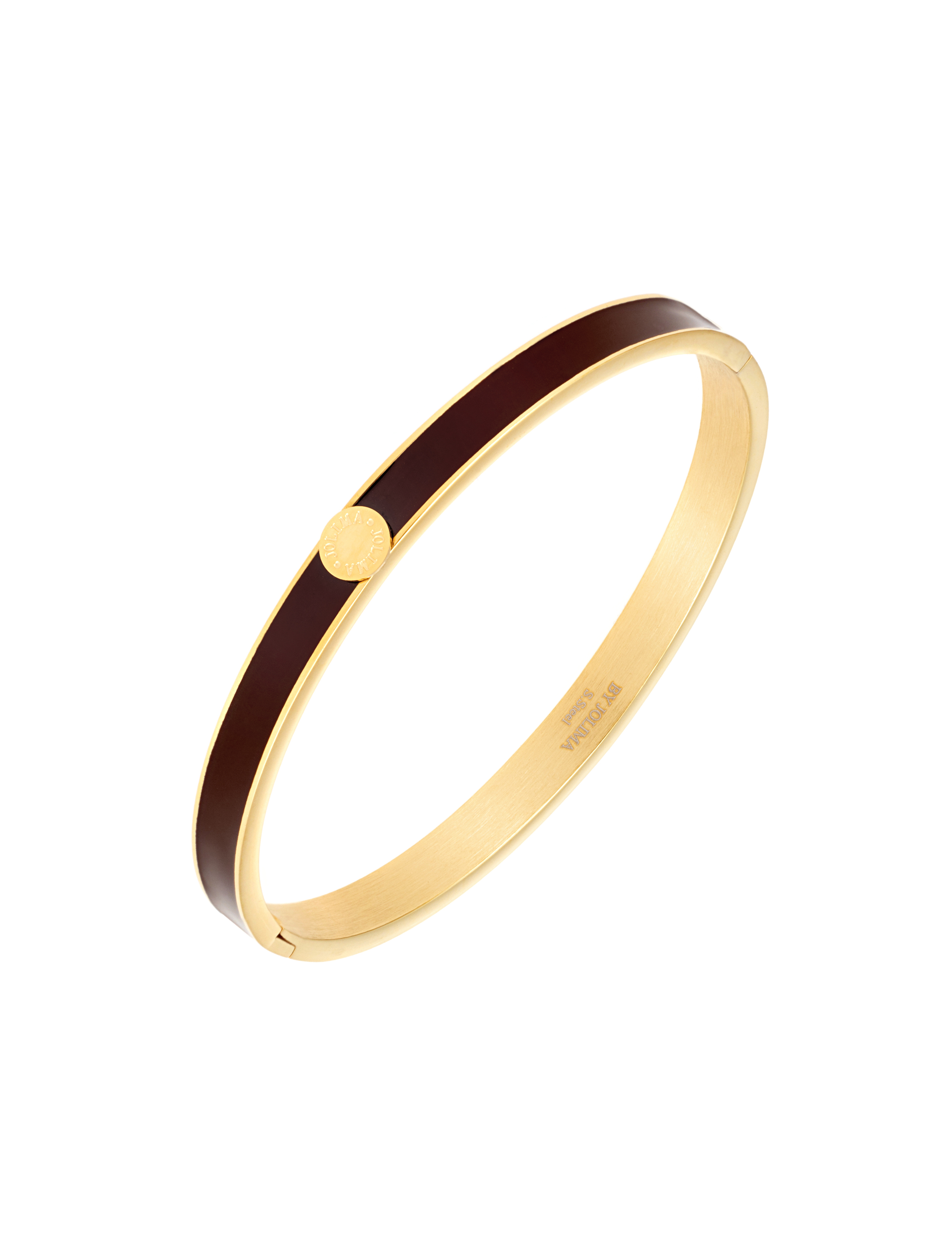 Palermo bangle brown gold