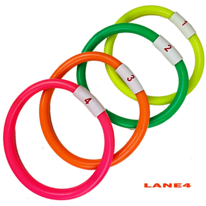 Diving toys diving Rings 4-pack from Lane 4 - 3