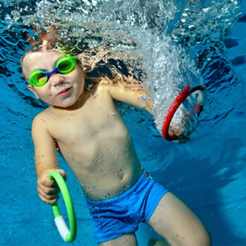 Diving toys diving Rings 4-pack from Lane 4