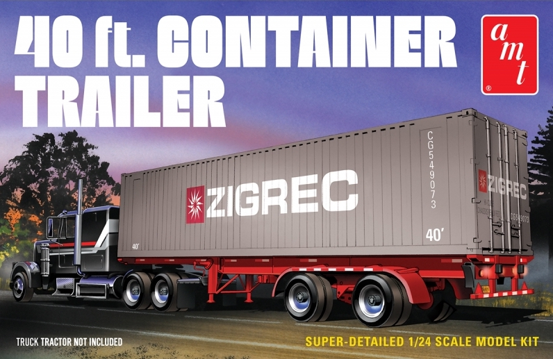 40' Semi Container Trailer 1/25