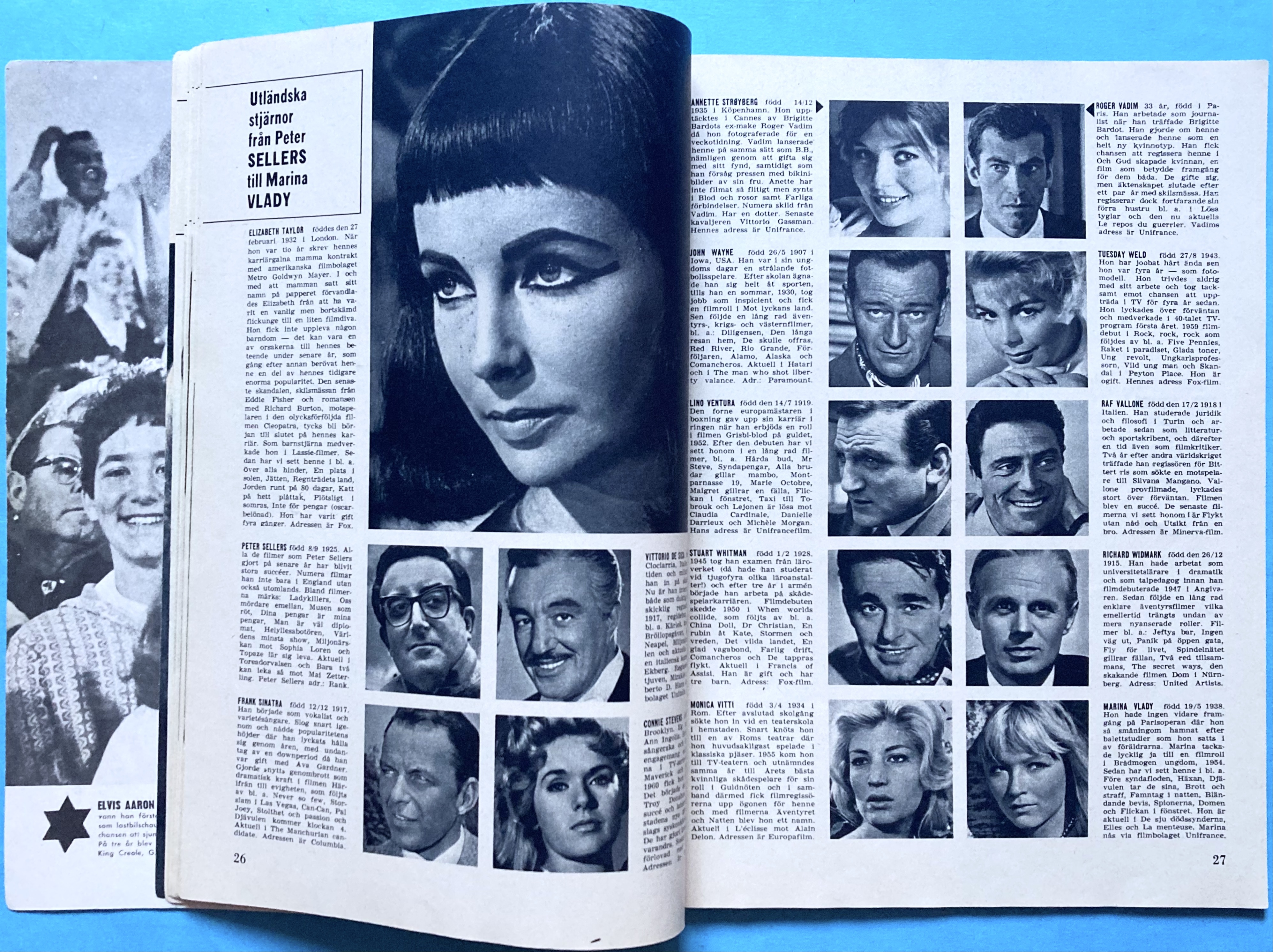 BILDJOURNALEN STJÄRNALBUM 1963 - ELVIS omslag - 5