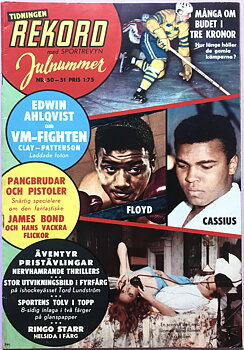 REKORDMAGASINET - No 50 1965 CASSIUS CLAY / MUHAMMED ALI + FLOYD cover