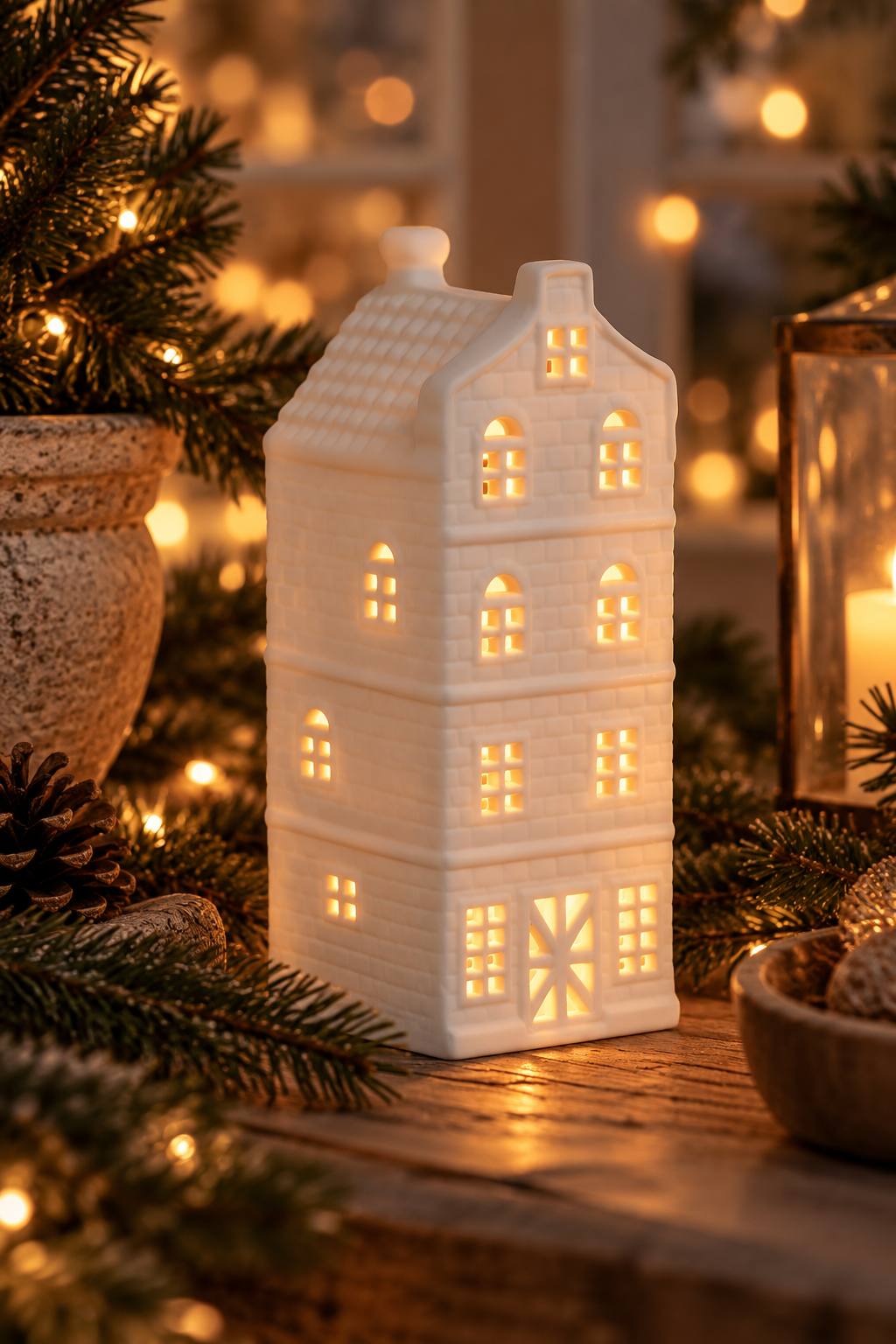 House lantern - Lantern house - White