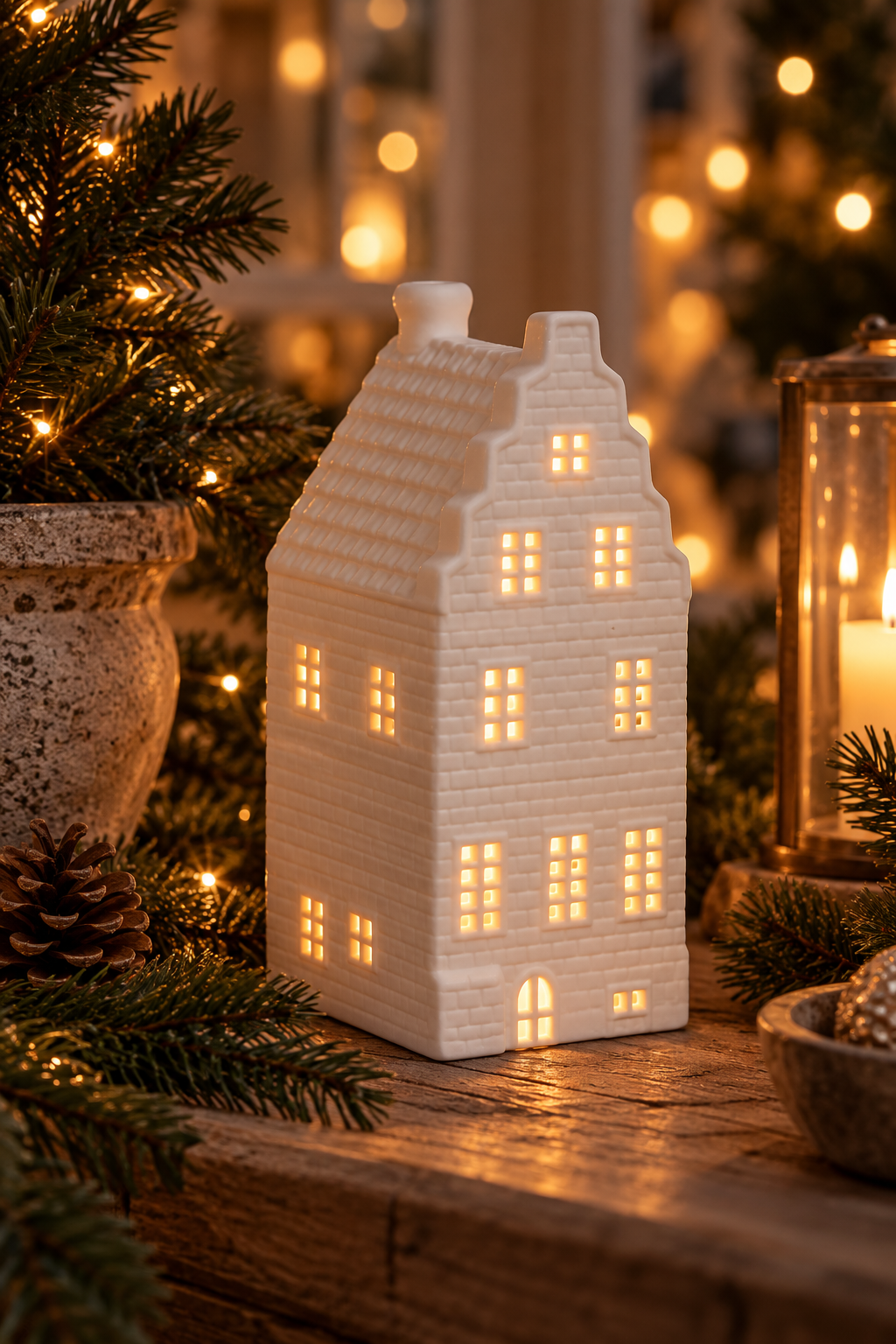 House lantern - Lantern house - White