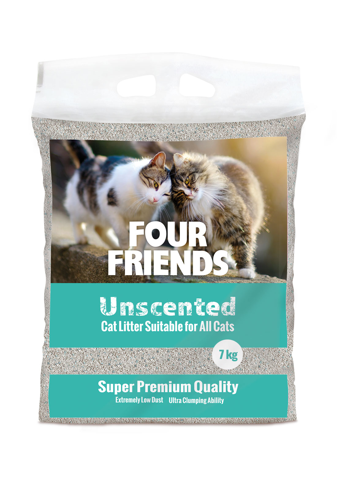 FourFrineds Unscented Kattsand 7 Kg