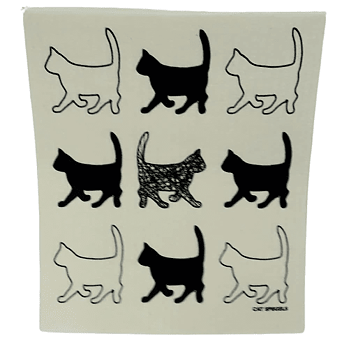 Disktrasa med Katt / Katter