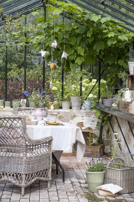Wicker chair - Rattan chair incl. 1 cushion