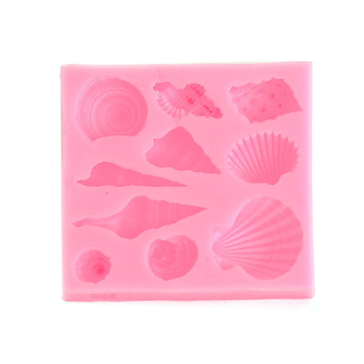 Silicone Resin Mold  Shell, 10 different - 3