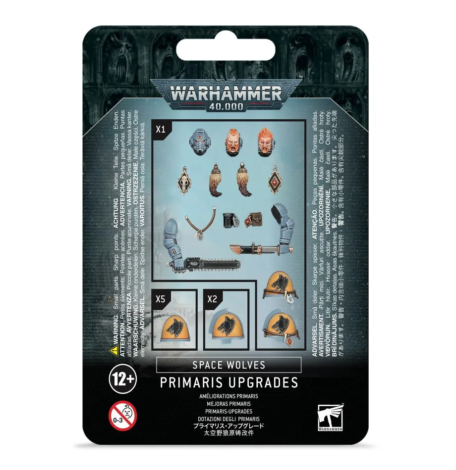 Warhammer 53-25 Space Wolves Primaris Upgrades