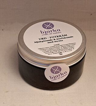 Naturlig hudkräm- fot- Urd