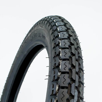 Dæk Vee Rubber 2,75x17. flot originalt mønster fra 70'erne. 4-lags