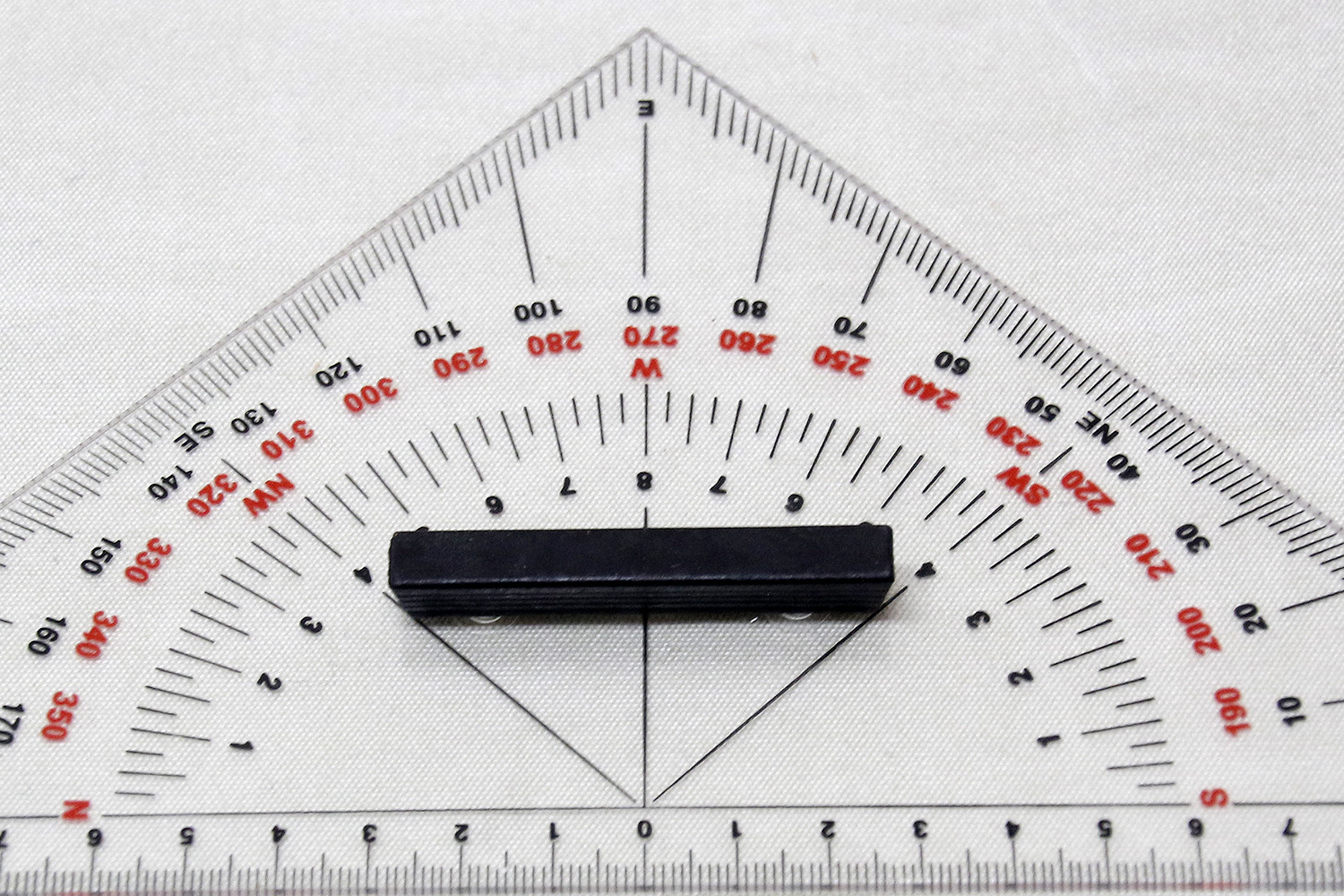 Protractor Triangle with Handle 25x12 cm - 2