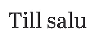 Toppskylt till Villastolpe "Till Salu"
