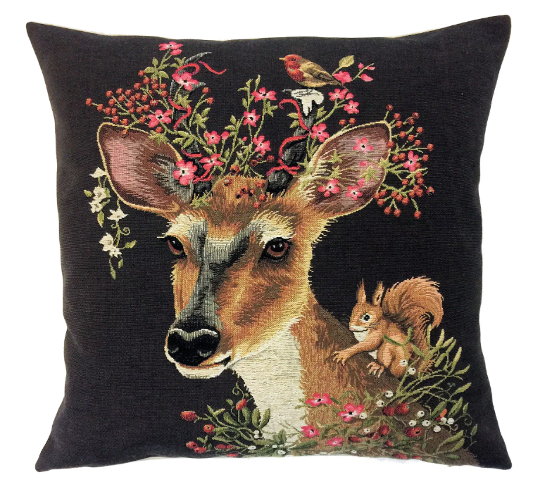 Fox Flower with Friends brun 3 olika motiv   - 2
