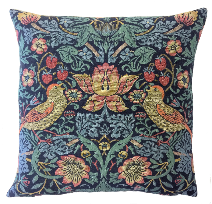 William Morris Strawberry thieves inside