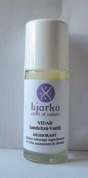 natural deodorant Vidar sandalwood/vanilla